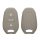 Капак за автомобилен ключ Kwmobile за Peugeot/Citroen 3 бутона - Smart Key, сив, силикон, KWM000008PD004C