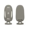 Капак за автомобилен ключ Kwmobile за Tesla Model X, сив, силикон, KWM0000093Z002C