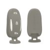Капак за автомобилен ключ Kwmobile за Tesla Model X, сив, силикон, KWM0000093Z002C