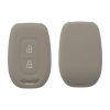 Капак за автомобилен ключ Kwmobile за Dacia/Renault 2 бутона, сив, силикон, KWM000012VM004C
