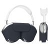 Калъф Kwmobile за Apple AirPods Max, тъмно син, екологична кожа, KWM000018SY003C
