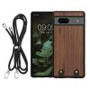 Калъф Kwmobile за Google Pixel 7a, кафяв, дърво, KWM000020JW001C