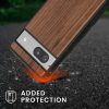 Калъф Kwmobile за Google Pixel 7a, кафяв, дърво, KWM000020JW001C