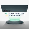 Калъф Kwmobile за Samsung Galaxy A55, тъмно зелен, силикон, KWM000021MG012C