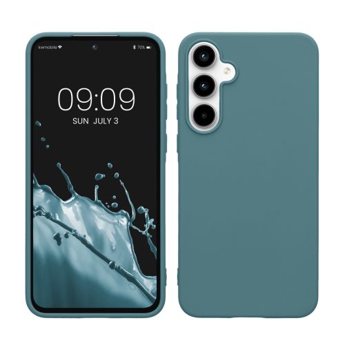 Kwmobile калъф за Samsung Galaxy A55 5G, светло зелен, силиконов, KWM000021MG013C