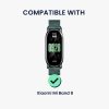 Комплект от 4 адаптера Kwmobile 14 мм за каишка за Xiaomi Mi Band 8, сребро/злато, стомана, KWM0000256C002C