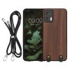 Калъф Kwmobile за Motorola Edge 30 Neo, кафяв, дърво, KWM000022PA001C