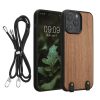 Калъф Kwmobile за Apple iPhone 14 Pro Max, кафяв, дърво, KWM000022PF001C
