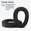 Комплект от 2 възглавнички за уши Kwmobile за HIFIMAN Edition X/Edition XS/ANANDA, черни, екологична кожа, KWM0000256M001C