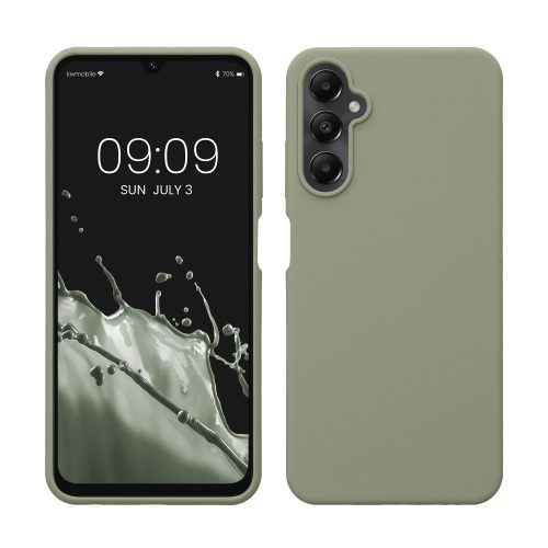 Калъф Kwmobile за Samsung Galaxy A05s, зелен, силикон, KWM000021MW013C