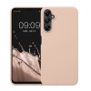 Калъф Kwmobile за Samsung Galaxy A05s, крем, силикон, KWM000021MW019C