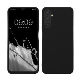   Калъф Kwmobile за Samsung Galaxy A05s, черен, силикон, KWM000021MY001C