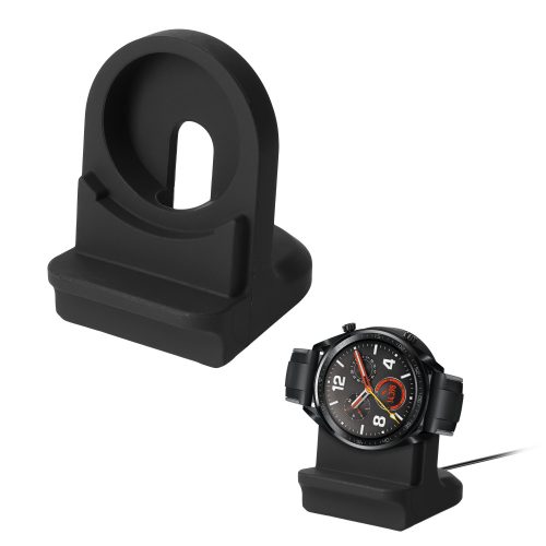 Докинг стойка Kwmobile за Huawei Watch 3/Watch 3 Pro/Watch GT3, Черен, Силикон, KWM0000257D001C