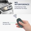 Капак за автомобилен ключ Kwmobile за Peugeot/Citroen 3 бутона - Smart Key, син/златен, силикон, KWM0000167F002C