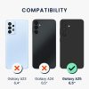 Kwmobile калъф за Samsung Galaxy A25, тъмнозелен, силиконов, KWM000021MV012C