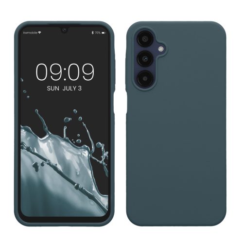 Kwmobile калъф за Samsung Galaxy A25, тъмнозелен, силиконов, KWM000021MV016C