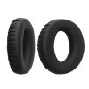 Комплект от 2 възглавнички за уши Kwmobile за Jabra Evove 80 MS/Evolve 80 UC, черни, еко кожа, KWM0000257N001C