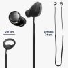 Комплект от 2 каишки за слушалки Kwmobile за Anker Soundcore Space A40, черни, силиконови, KWM0000257S001C