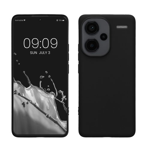 Калъф Kwmobile за Xiaomi Redmi Note 13 Pro Plus 5G, черен, силикон, KWM000020KI001C