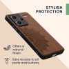 Калъф Kwmobile за Xiaomi Redmi Note 13 Pro Plus 5G, кафяв, дърво, KWM000020KL002C