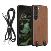 Калъф Kwmobile за Samsung Galaxy S23, кафяв, дърво, KWM000021OG001C