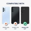 Калъф Kwmobile за Samsung Galaxy A25, кафяв, дърво, KWM000021OI001C