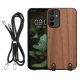 Калъф Kwmobile за Samsung Galaxy A15 5G, кафяв, дърво, KWM000021OJ001C