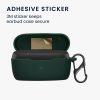 Калъф за слушалки Kwmobile за Jabra Elite 4, тъмно зелен, силикон, KWM000024SI003C