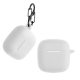 Калъф за слушалки Kwmobile за Huawei Freebuds SE 2, бял, силикон, KWM000024TO002C