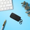 Калъф за слушалки Kwmobile за EarFun Free Pro 3, черен, силикон, KWM0000258A001C