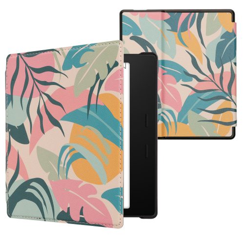 Калъф Kwmobile за Amazon Kindle Oasis 10, многоцветен, екологична кожа, KWM000010AE062C