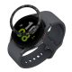 Kwmobile Dial Frame за Samsung Galaxy Watch 5, черен/сребрист, алуминий, KWM0000259A001C
