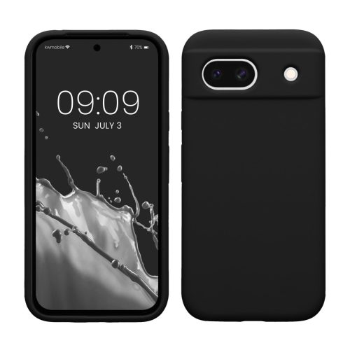 Kwmobile калъф за Google Pixel 8a, черен, силиконов, KWM000020KQ008C