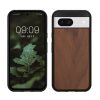 Kwmobile калъф за Google Pixel 8a, кафяв, дърво/силикон, KWM000020KR001C