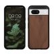 Kwmobile калъф за Google Pixel 8a, кафяв, дърво/силикон, KWM000020KR001C