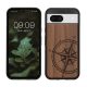 Kwmobile калъф за Google Pixel 8a, кафяв, дърво/силикон, KWM000020KV001C