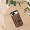 Kwmobile калъф за Google Pixel 8a, кафяв, дърво/силикон, KWM000020KV001C