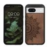 Kwmobile калъф за Google Pixel 8a, кафяв, дърво/силикон, KWM000020KV002C
