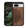 Kwmobile калъф за Google Pixel 8a, кафяв, дърво/силикон, KWM000020KV002C