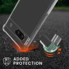 Kwmobile калъф с връзка за връзка за Google Pixel 8a, прозрачен/черен, силиконов, KWM000020KZ001C