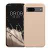Kwmobile калъф за Google Pixel 8a, кремав, силиконов, KWM000020LB003C