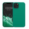 Калъф Kwmobile за Apple iPhone 14, зелен, силикон, KWM000016NI036C