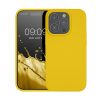 Калъф Kwmobile за Apple iPhone 14 Pro, жълт, силикон, KWM000016NK034C