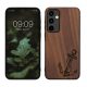 Калъф Kwmobile за Samsung Galaxy A55, кафяв, дърво, KWM000021PL004C
