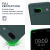 Калъф Kwmobile за Google Pixel 7a, тъмно зелен, силикон, KWM000019YF017C