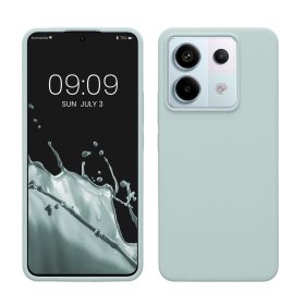   Калъф Kwmobile за Xiaomi Redmi Note 13 Pro 5G/Poco X6, светло зелен, силикон, KWM000020LF005C