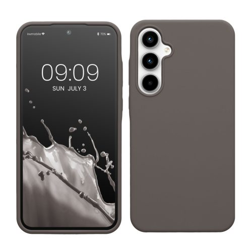 Kwmobile калъф за Samsung Galaxy A35, бежов, силиконов, KWM000021PA008C