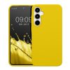 Kwmobile калъф за Samsung Galaxy A35, жълт, силиконов, KWM000021PA010C
