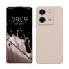 Калъф Kwmobile за Xiaomi Redmi Note 13, крем, силикон, KWM000020LK002C