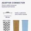 Комплект от 4 адаптера Kwmobile 20 mm за каишка за Xiaomi Redmi Watch 4 / Band 8 Pro, сребро/злато, стомана, KWM000025AY002C